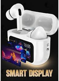 Earbuds (Bluetooth Wireless Earbuds Playtime With Charging Case Built-in Touch Control LED Screen For Sport Workout Hiking)